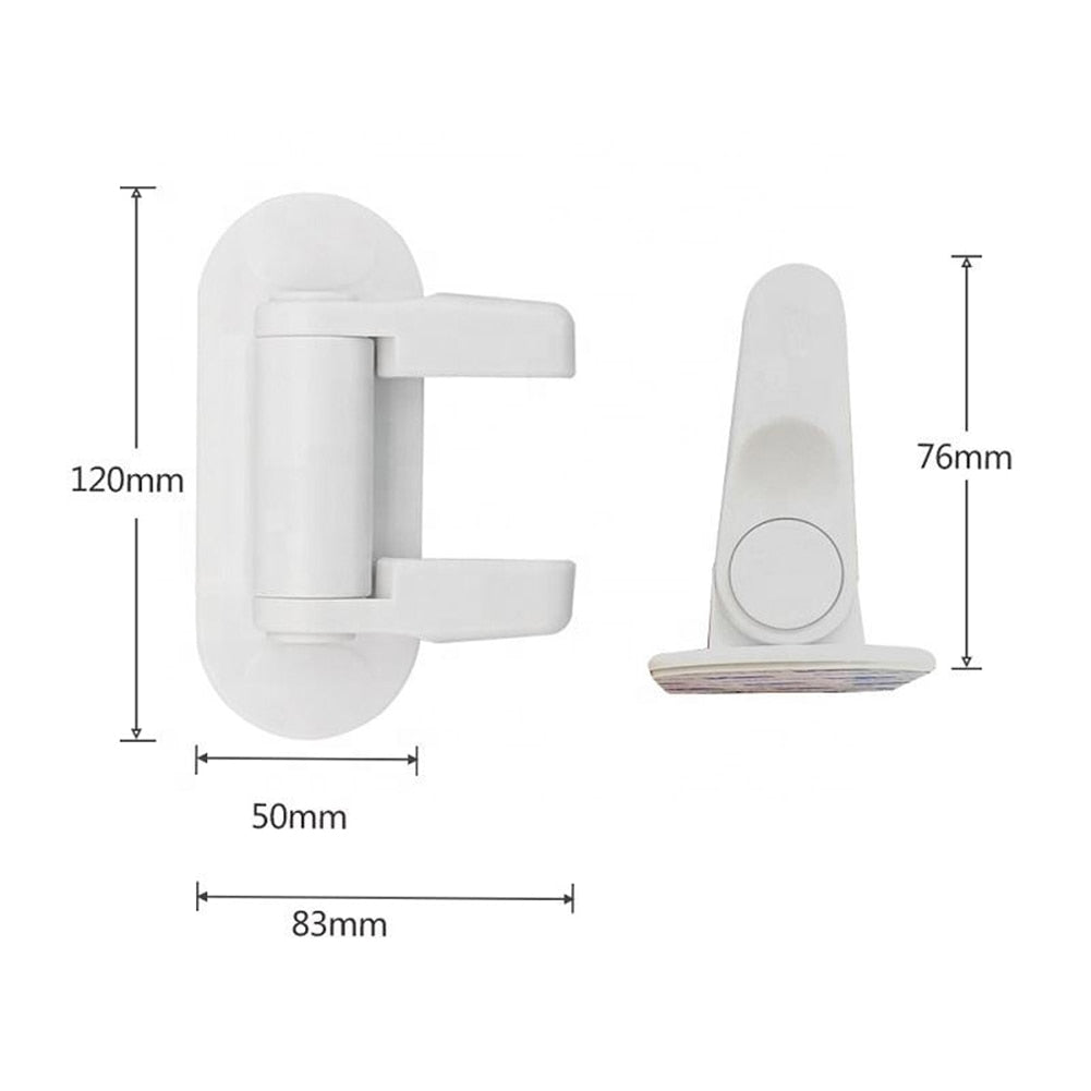 Universal Door Lever Lock Child Baby Safety Lock Rotation Proof  Professional Door Adhesive Security Latch Multi-functional - AliExpress